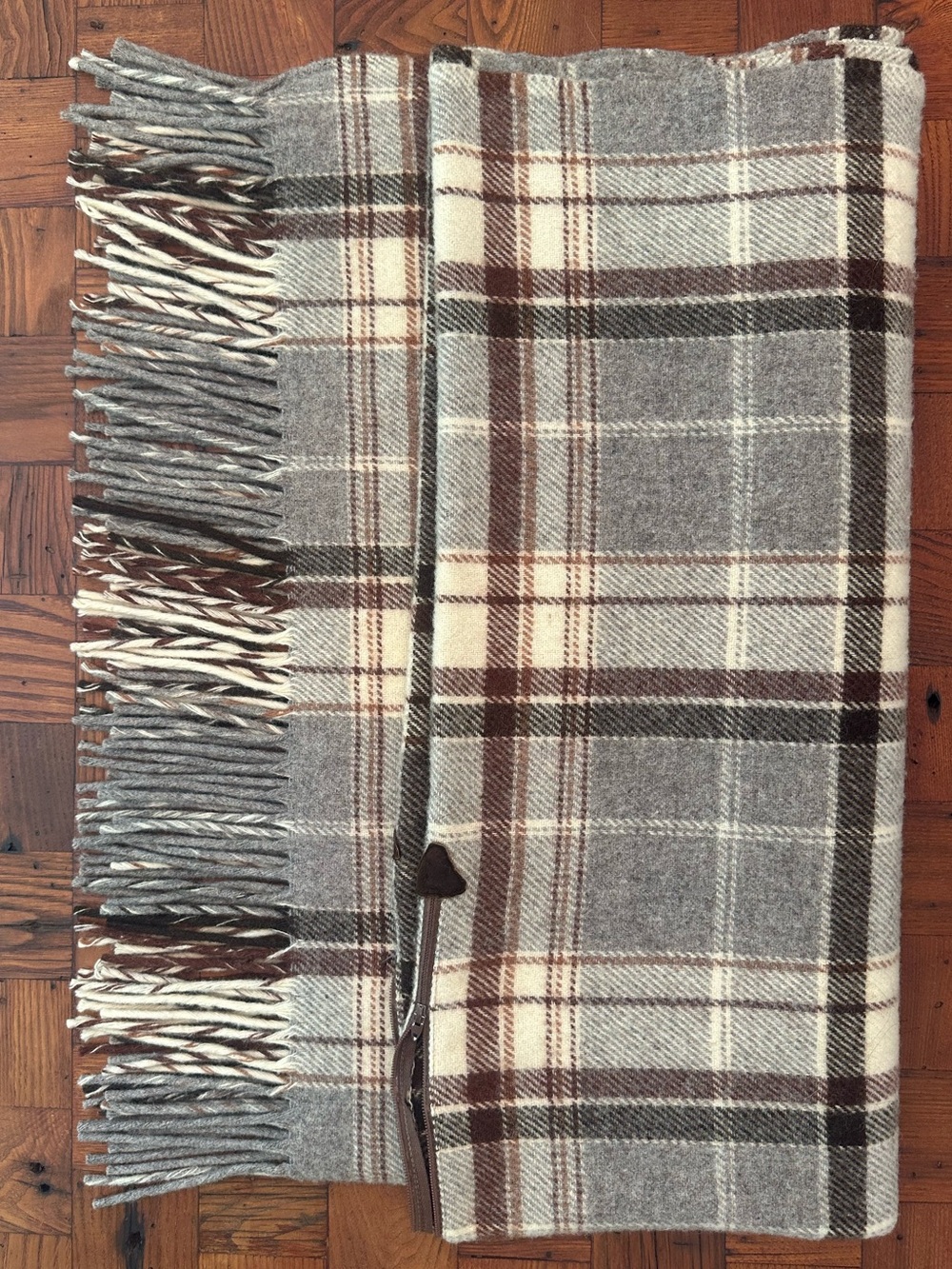 PENDLETON Knockabouts Heritage Tartan Wool Plaid Poncho Convertible Blanket vtg - Picture 12 of 15